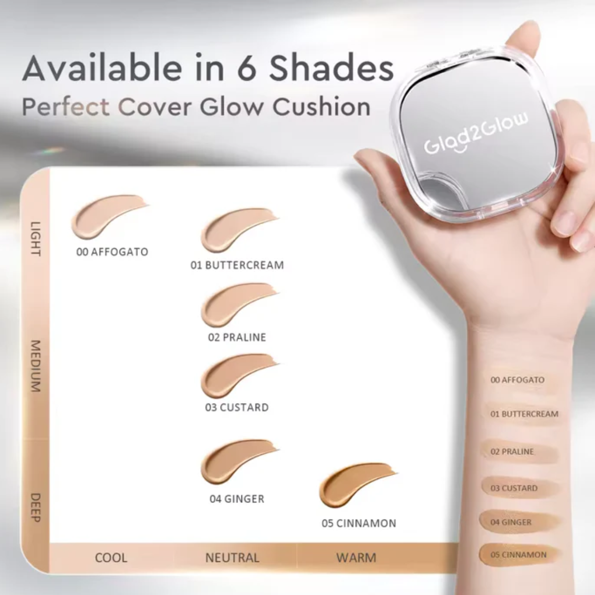 Glad2Glow Perfect Glow Cover Cushion Foundation
