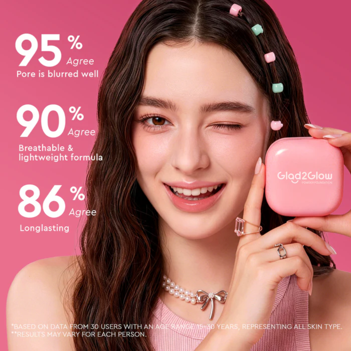 Glad2Glow Perfect Blurring Powder Foundation - 01 Buttercream