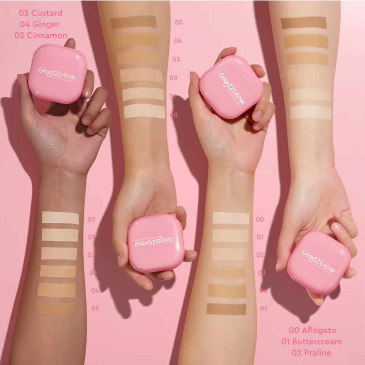 Glad2Glow Perfect Blurring Powder Foundation - 01 Buttercream