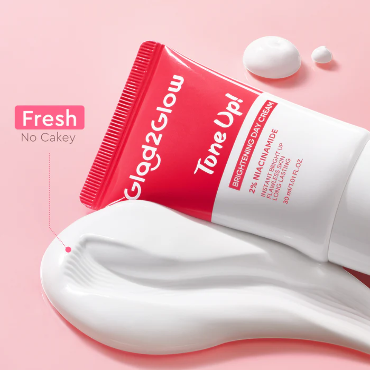 Glad2Glow TONE UP! Brightening Day Cream - 30 ml