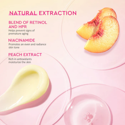 Glad2Glow Peach Retinol Moisturizer - 100 g