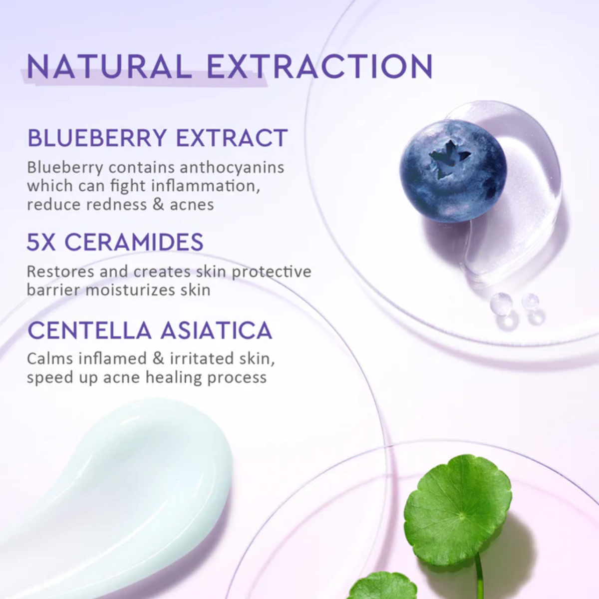 Glad2Glow Blueberry Ceramide Moisturizer 100G