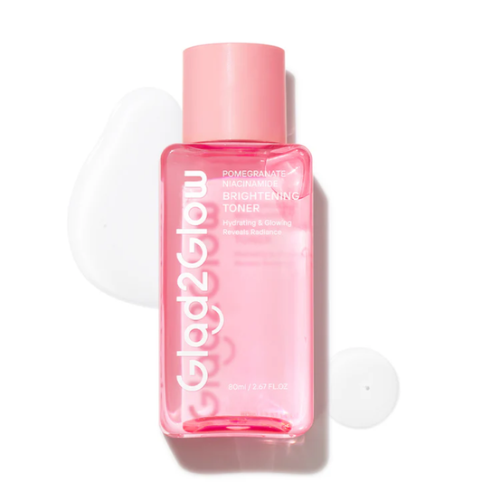 Glad2Glow Pomegranate Niacinamide Brightening Toner 80ml