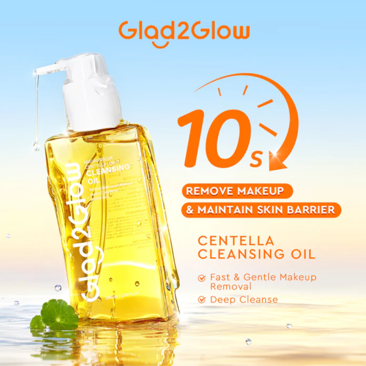 Glad2Glow Madagascar Centella Light Cleansing Oil