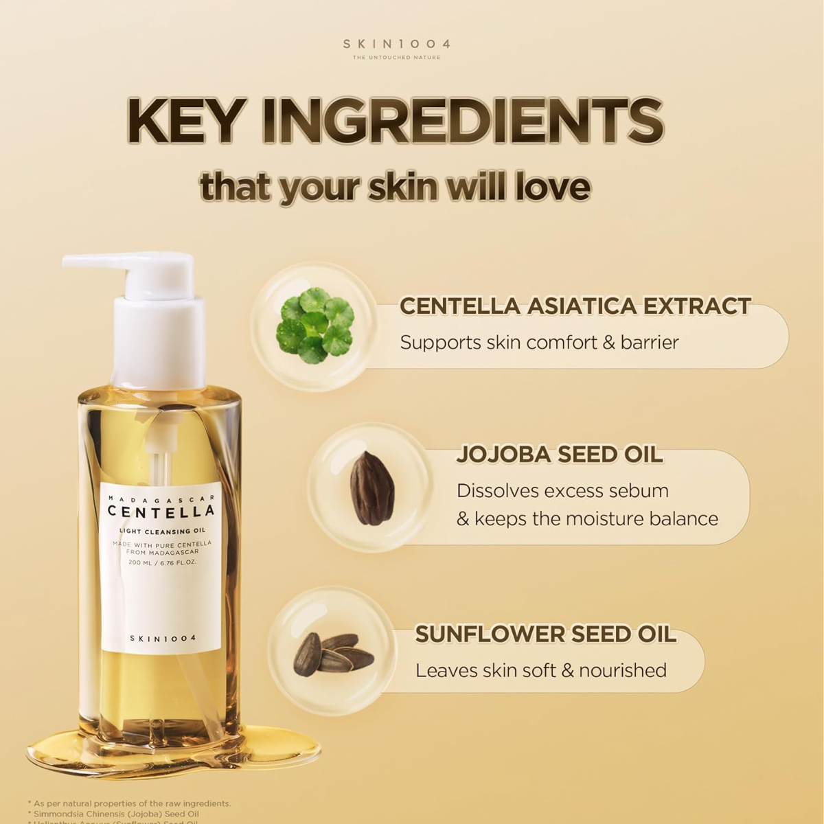 SKIN1004 Madagascar Centella Light Cleansing Oil - 200 ml