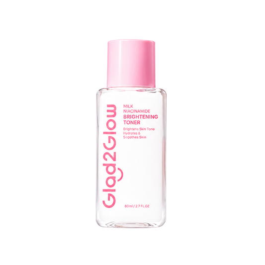 Glad2Glow Milk Niacinamide Brightening Toner - 80ml