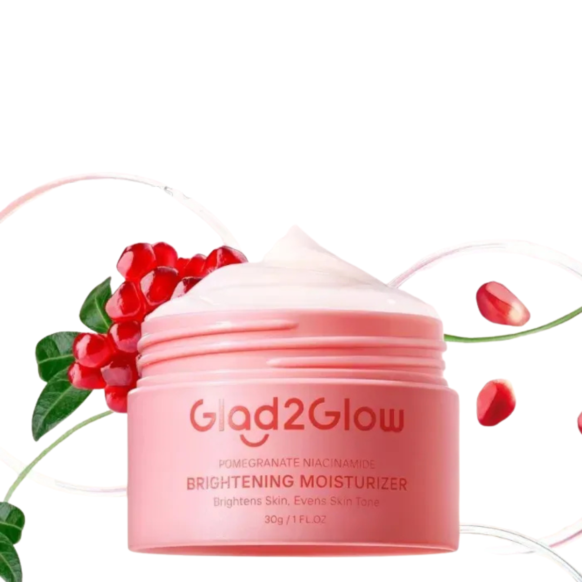 Glad2Glow Pomegranate Niacinamide Brightening Moisturizer 30g