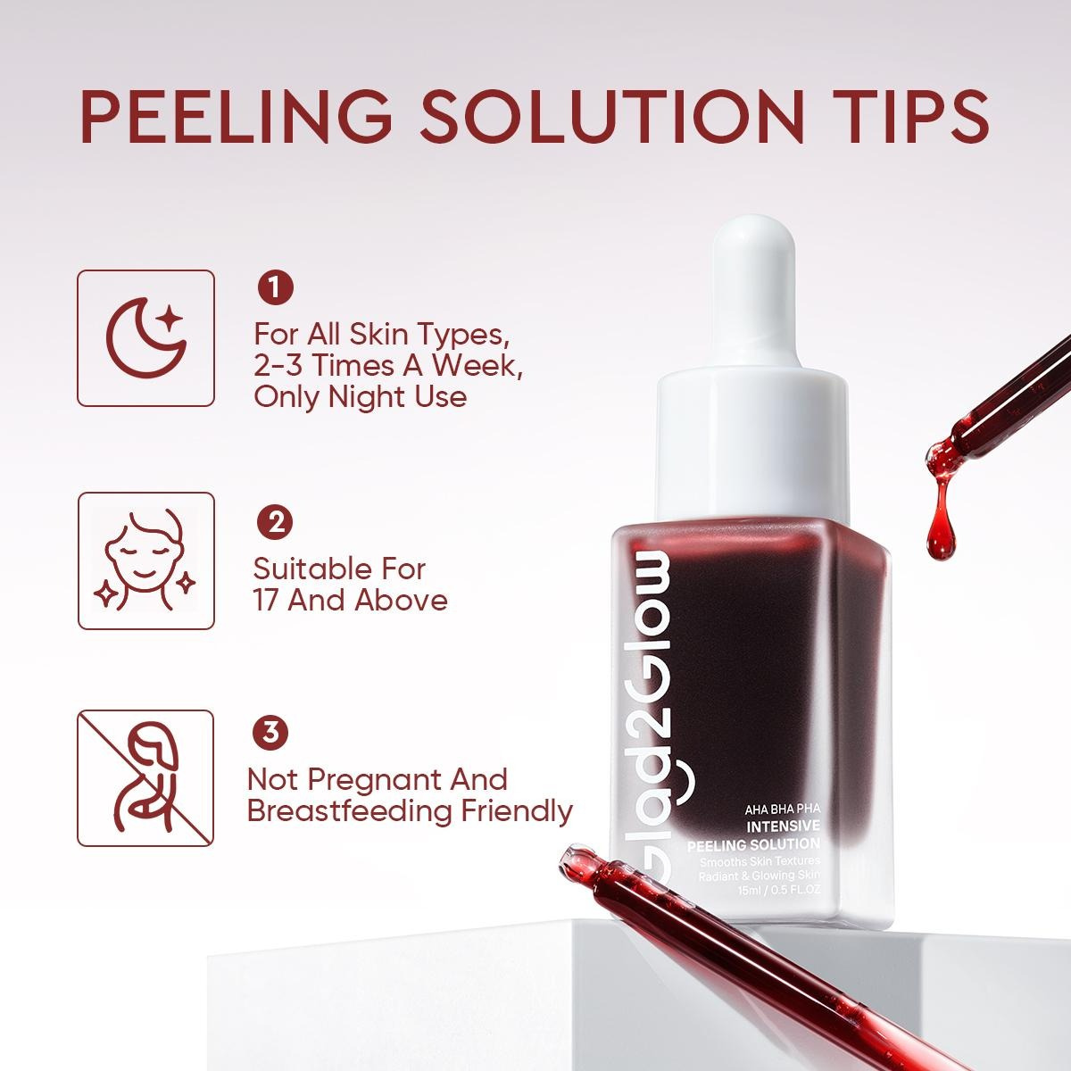 Glad2glow Aha Bha Pha Intensive Peeling Solution 15ml