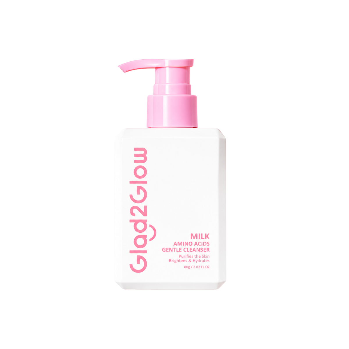 Glad2Glow Milk Amino Acid Gentle Cleanser Face Wash (80ml)