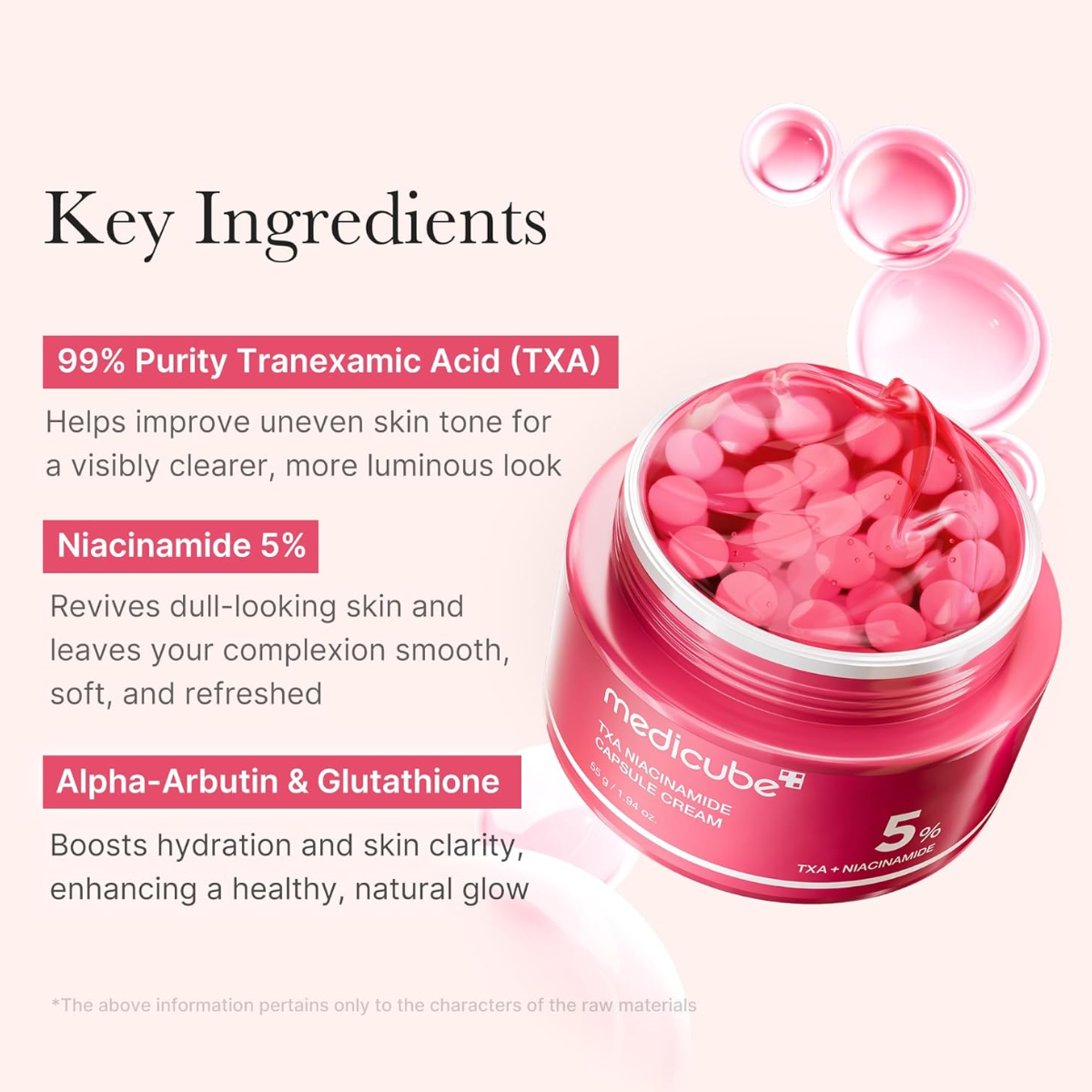 Medicube TXA + Niacinamide Glow Duo (30 ml + 55 g ) - Korean Skincare,